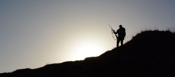 Силуэт охотника в штате Аляска - اسپوتنیک افغانستان  