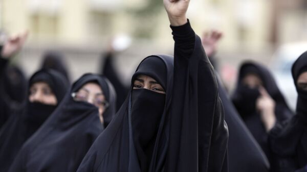 Массовые протесты мусульман-шиитов в Бахрейне - اسپوتنیک افغانستان  
