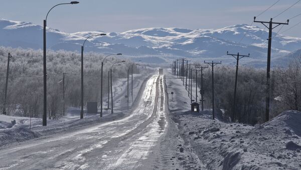 Зимняя дорога, Лапландия - اسپوتنیک افغانستان  