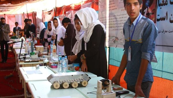 مخترعان کوچک در نمایشگاه ساینسی - اسپوتنیک افغانستان  
