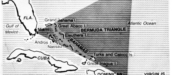 Бермудский треугольник на карте Бермудский треугольник на карте - اسپوتنیک افغانستان