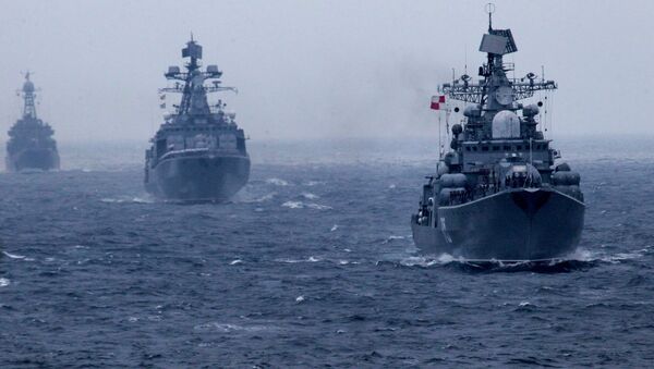 Российско-китайские учения Морское взаимодействие-2015 во Владивостоке - اسپوتنیک افغانستان  
