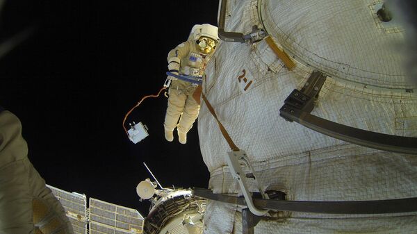 Выход в открытый космос российских космонавтов - اسپوتنیک افغانستان  