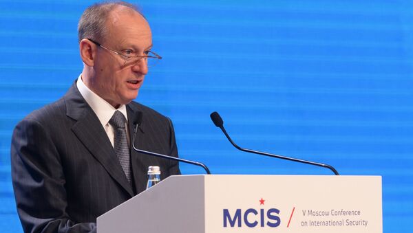 Секретарь Совета безопасности РФ Николай Патрушев на V Московской конференции по международной безопасности - اسپوتنیک افغانستان  