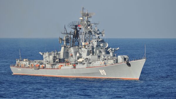 کشتی محافظ روسی آدمیرال گریگورویچ  با راکت کالیبر راهی سواحل سوریه شد - اسپوتنیک افغانستان  