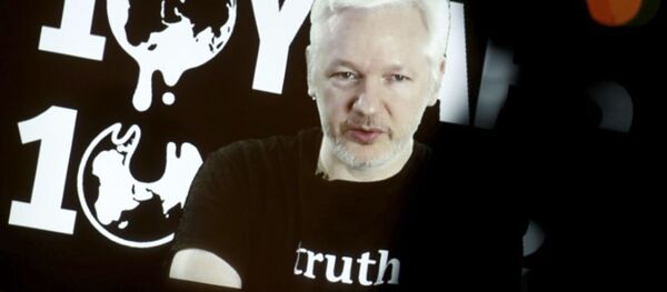 Сооснователь WikiLeaks Джулиан Ассанж дает удаленную пресс-конференцию Сооснователь WikiLeaks Джулиан Ассанж дает удаленную пресс-конференцию - اسپوتنیک افغانستان