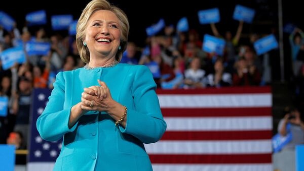 Кандидат в президенты США Хиллари Клинтон во время кампании в Огайо - اسپوتنیک افغانستان  