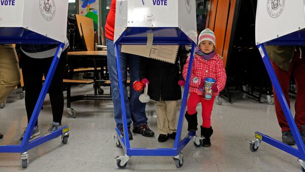 Избирательный участок во время президентских выборов в США - اسپوتنیک افغانستان  