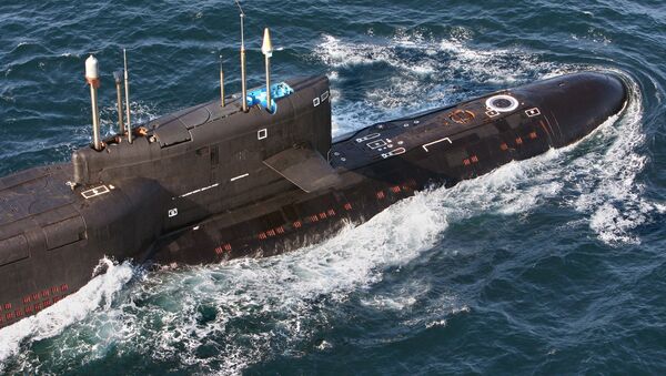 Ракетный подводный крейсер стратегического назначения в море - اسپوتنیک افغانستان  