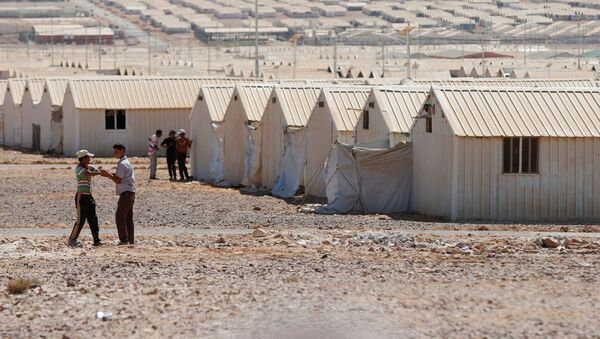 Лагерь сирийских беженцев в Иордании - اسپوتنیک افغانستان  