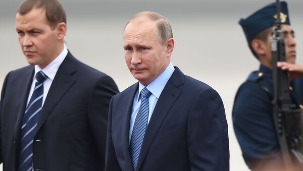 Президент России Владимир Путин на Международном саммите АТЭС в Лиме, Перу - اسپوتنیک افغانستان  