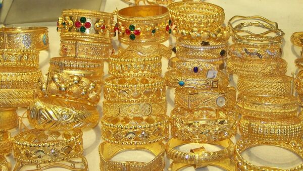 Золотые украшения на прилавке - اسپوتنیک افغانستان  